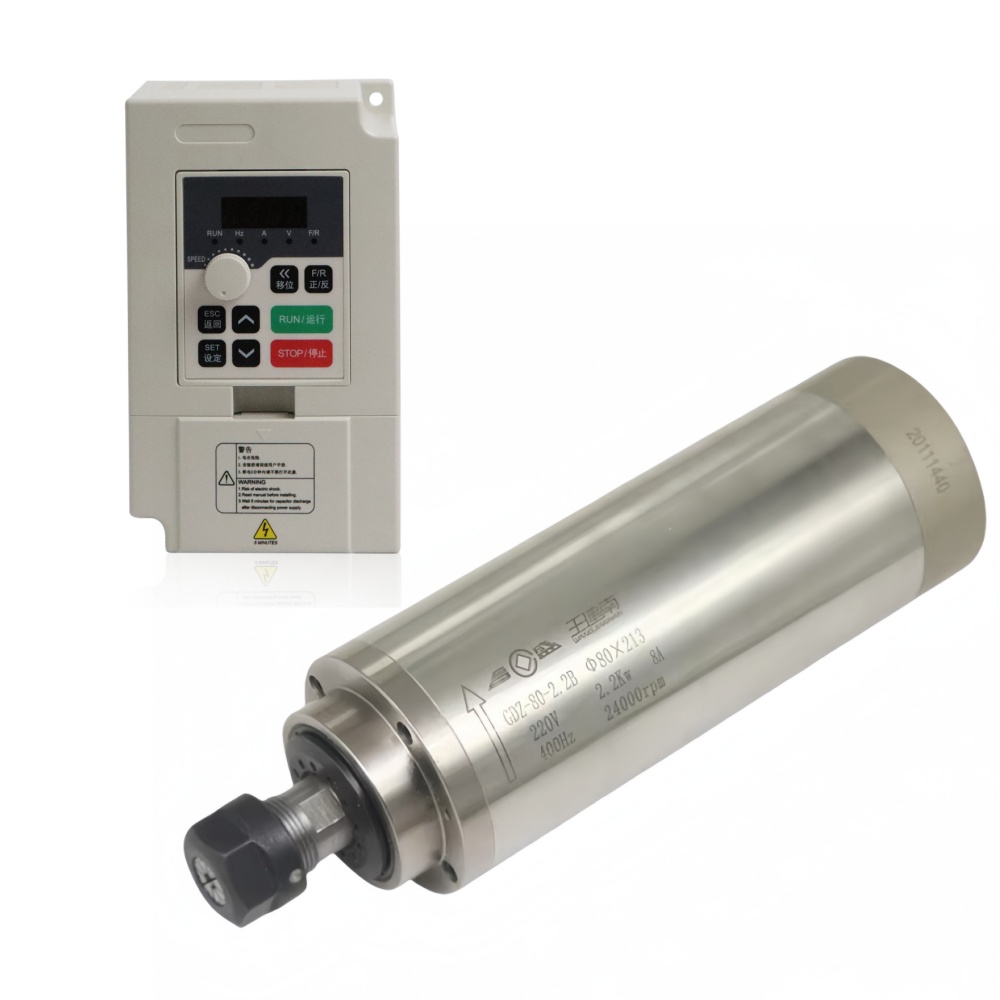Kit CNC com Motor Spindle Refr - 2.2Kw Water Cooled Spindle Kit Vfd avaliação e preço