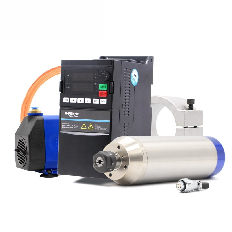 Kit de Spindle Refrigerado a Á - 2.2Kw Water Cooled Spindle Kit Vfd avaliação e preço