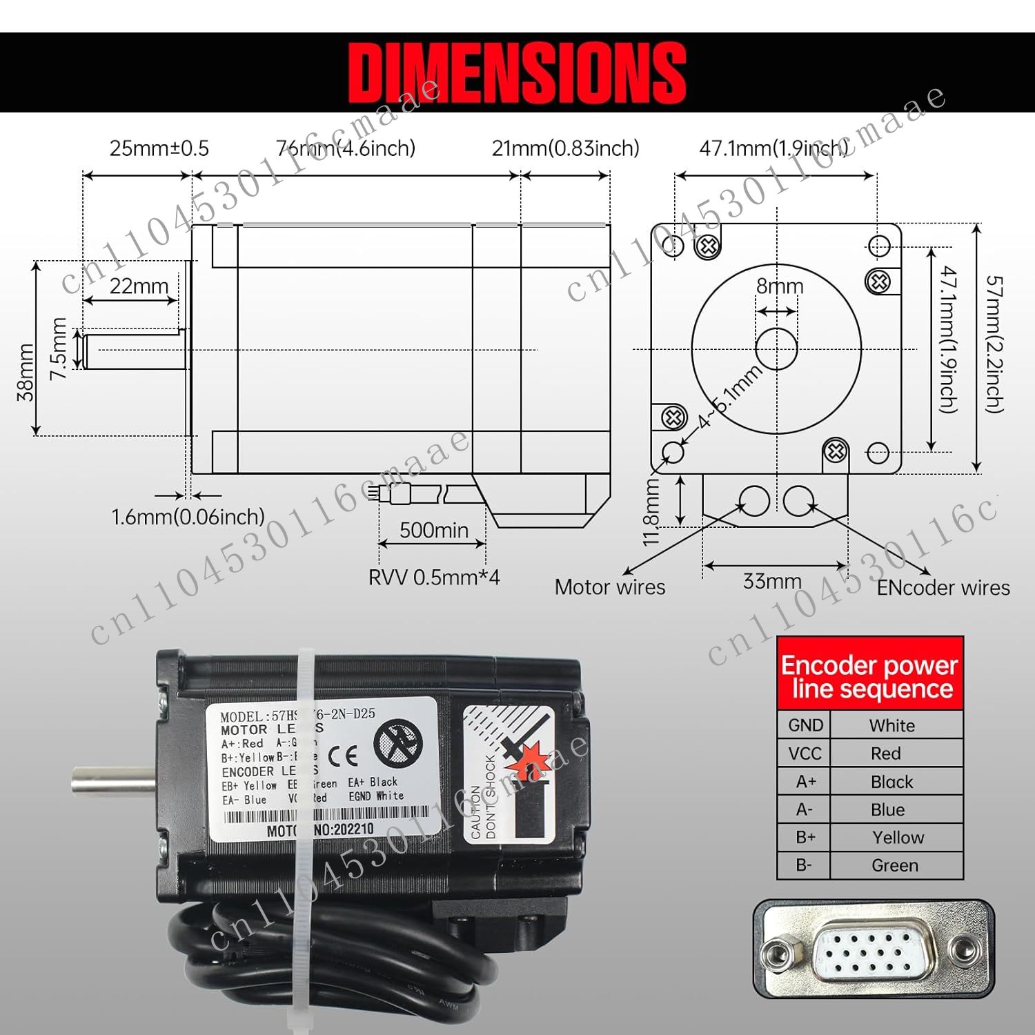 2N.m Nema23 Chiuso Servo Motor - Nema 23 Closed Loop Stepper Motor Driver Kit avaliação e preço