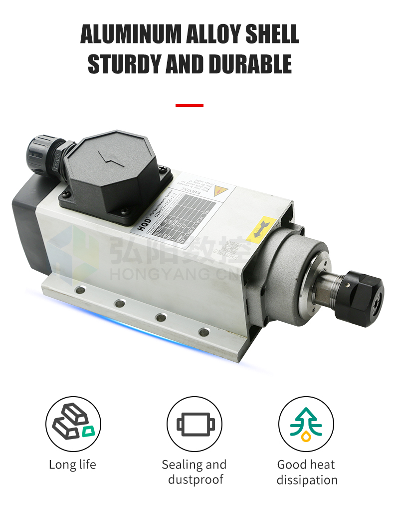 Motor de Eixo de Fresagem Refr - 2.2Kw Water Cooled Spindle Kit Vfd avaliação e preço